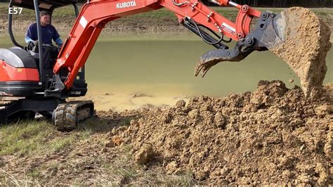 can you dig a pond with a mini excavator|How To Dig A Pond With An Excavator In 7 Steps.